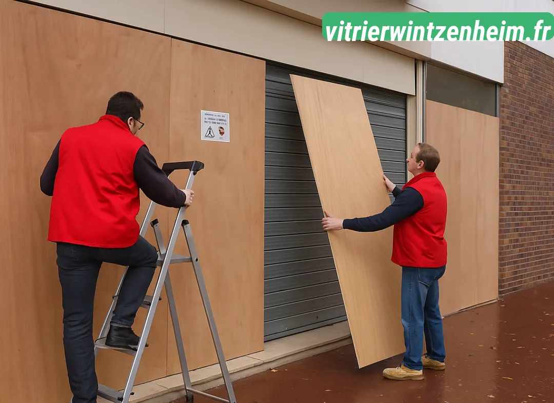 Mise en sécurité fermeture provisoire Wintzenheim